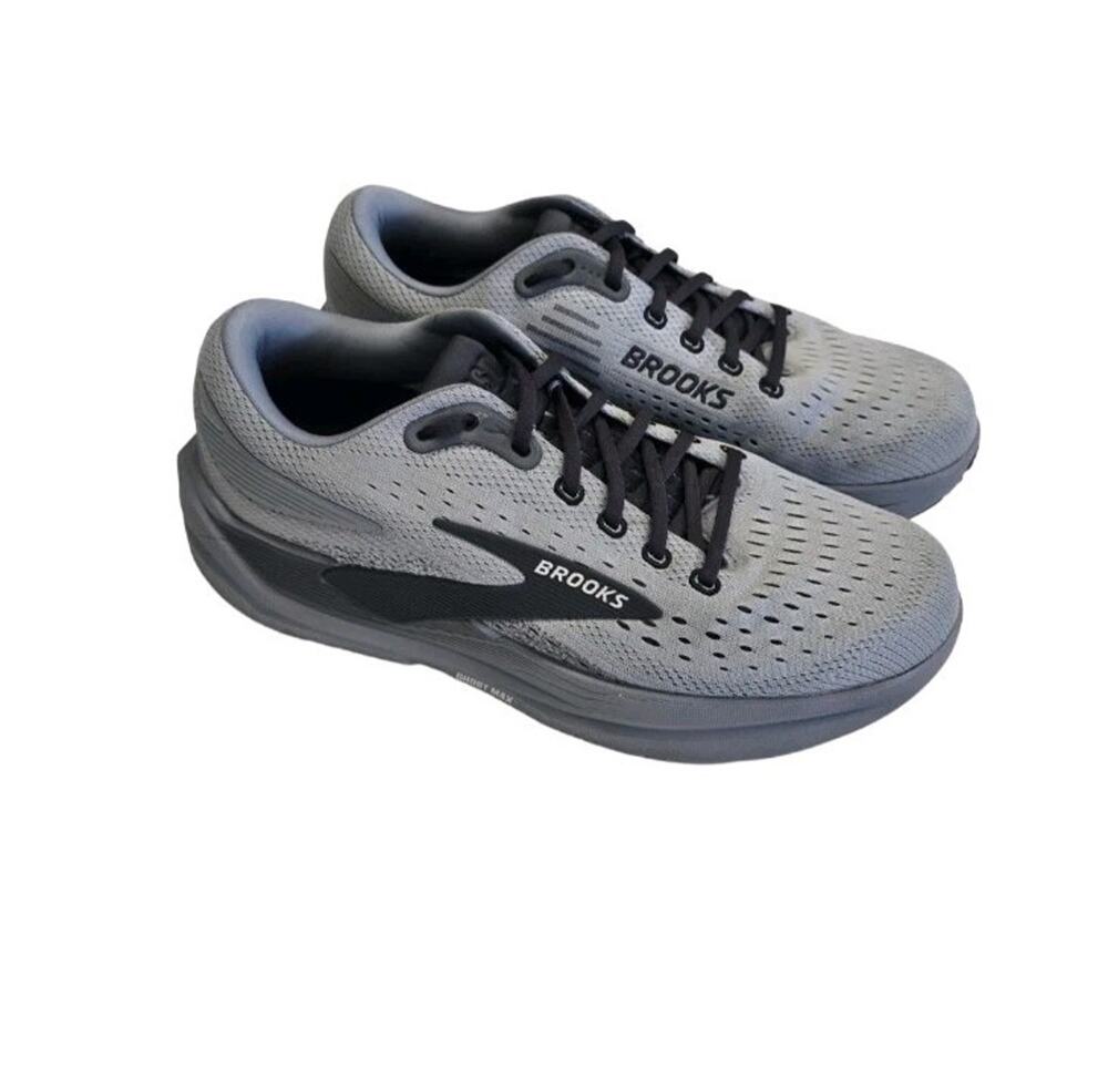 Brooks Ghost Max 3 Men's Size 10.5 Wide 2E Grey Ebony Running Shoes 1104642E069